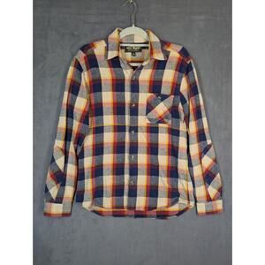 Salt Valley Western Shirt Mens Small Plaid Long Sleeve Casual